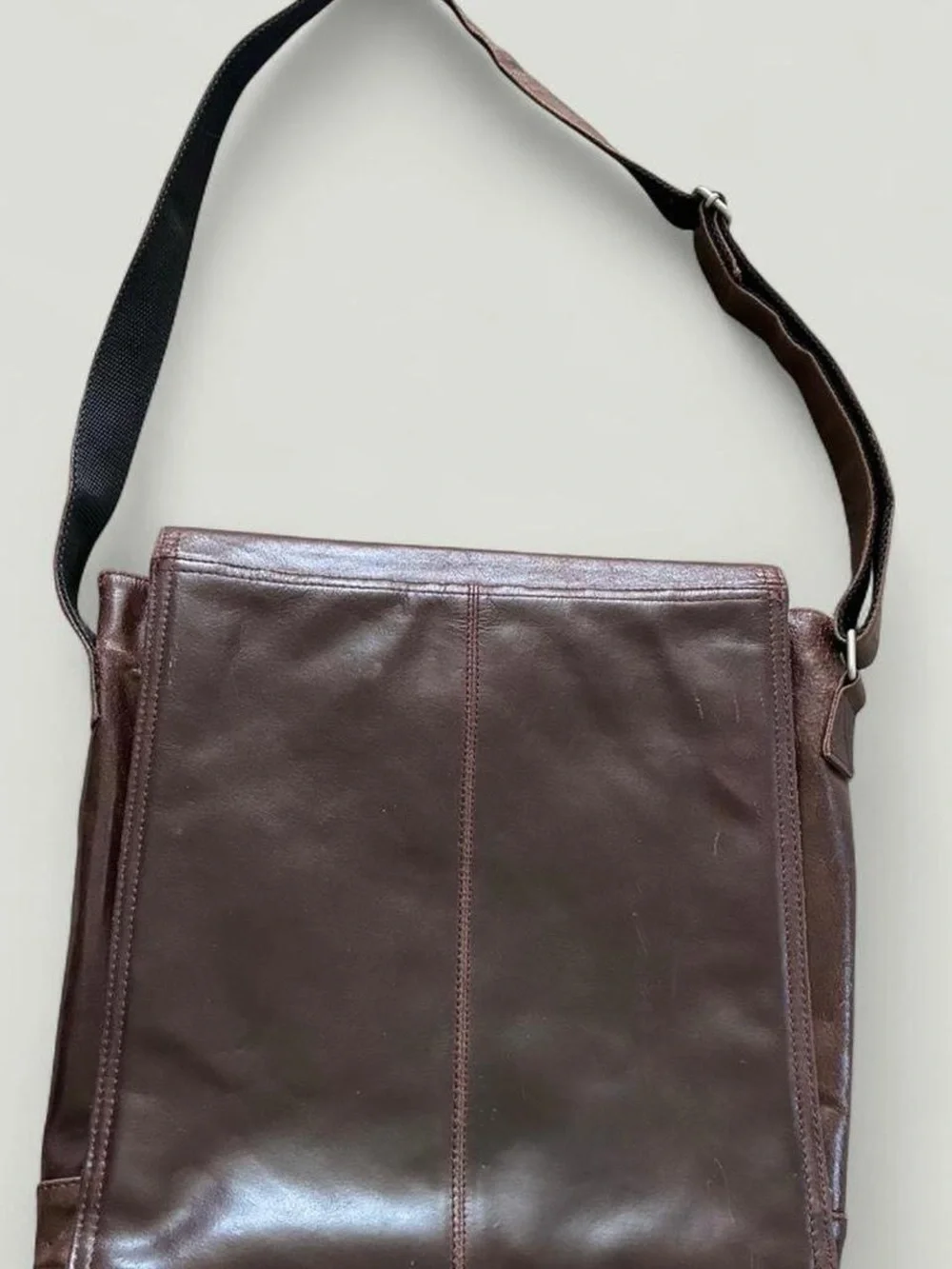 Brown Leather Laptop Satchel